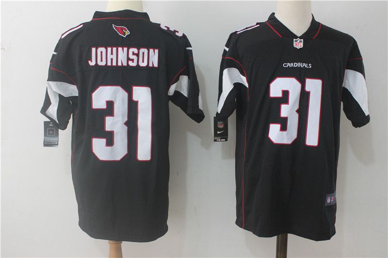 Men Arizona Cardinals 31 Johnson Black Nike Vapor Untouchable Limited NFL Jerseys